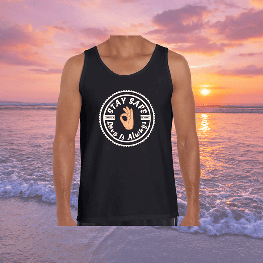 Stay Safe OG Cotton Singlet - Mens