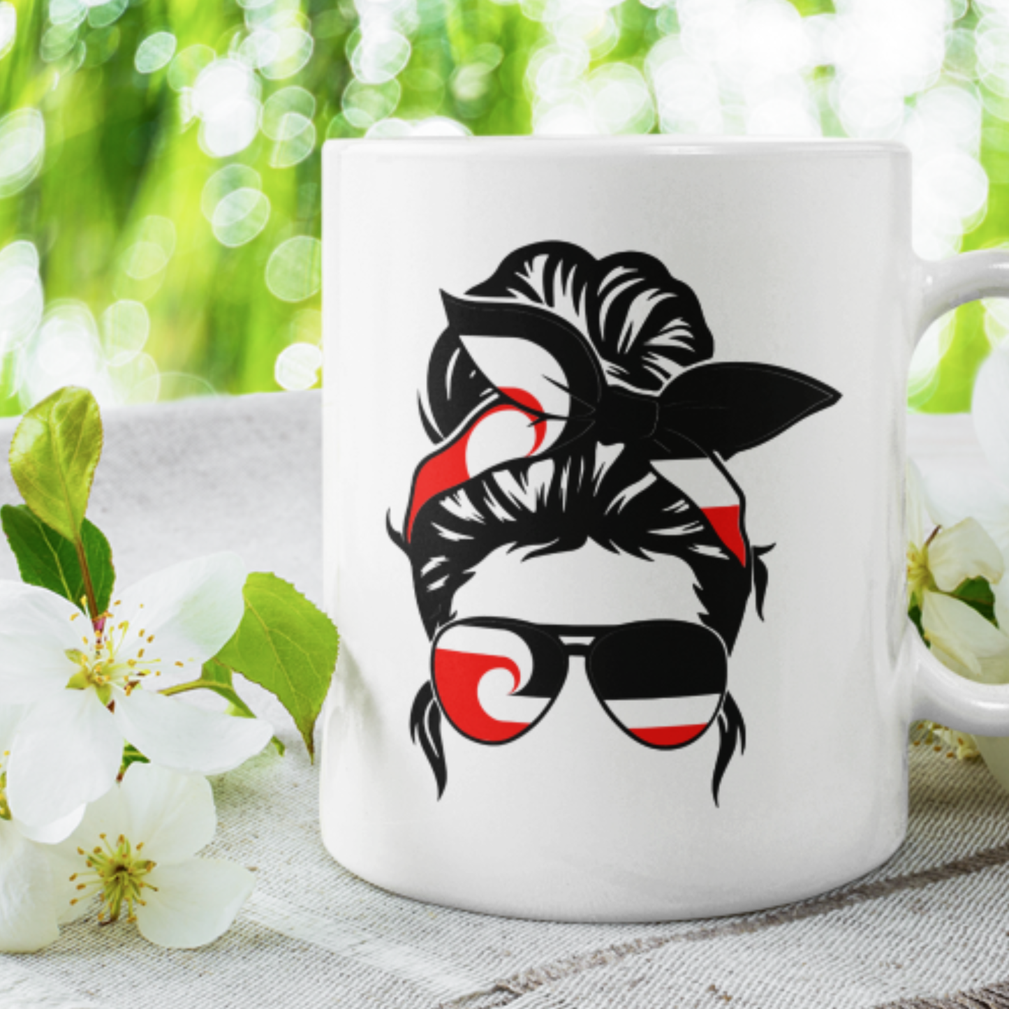 Tino Rangatiratanga Printed Mug – White 11oz Ceramic Mug