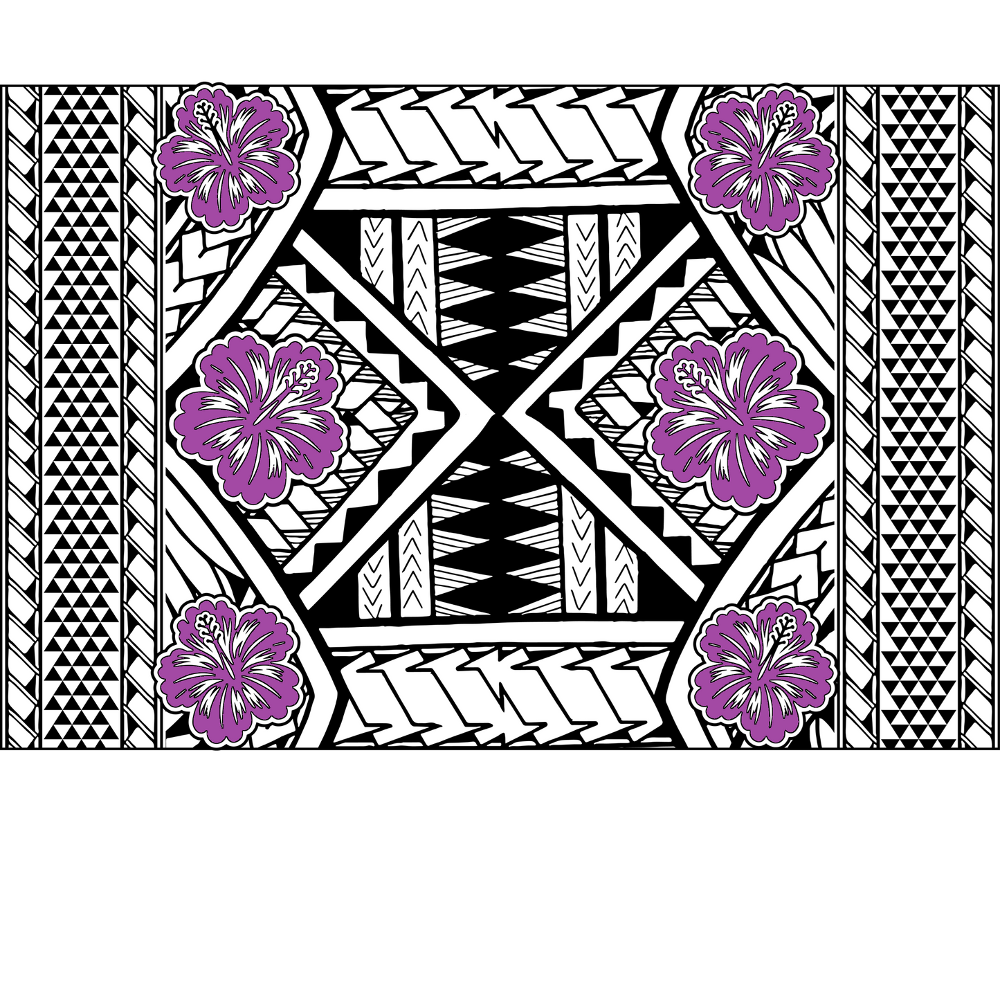 15oz printed Mug - Pacific Flowers