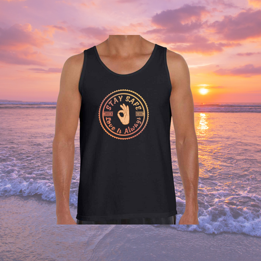 Stay Safe  OG Cotton Singlet - Mens