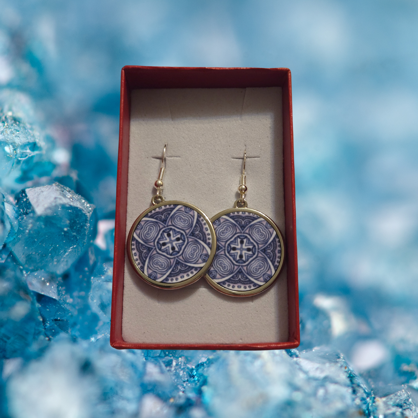 Hanging Earrings - Round