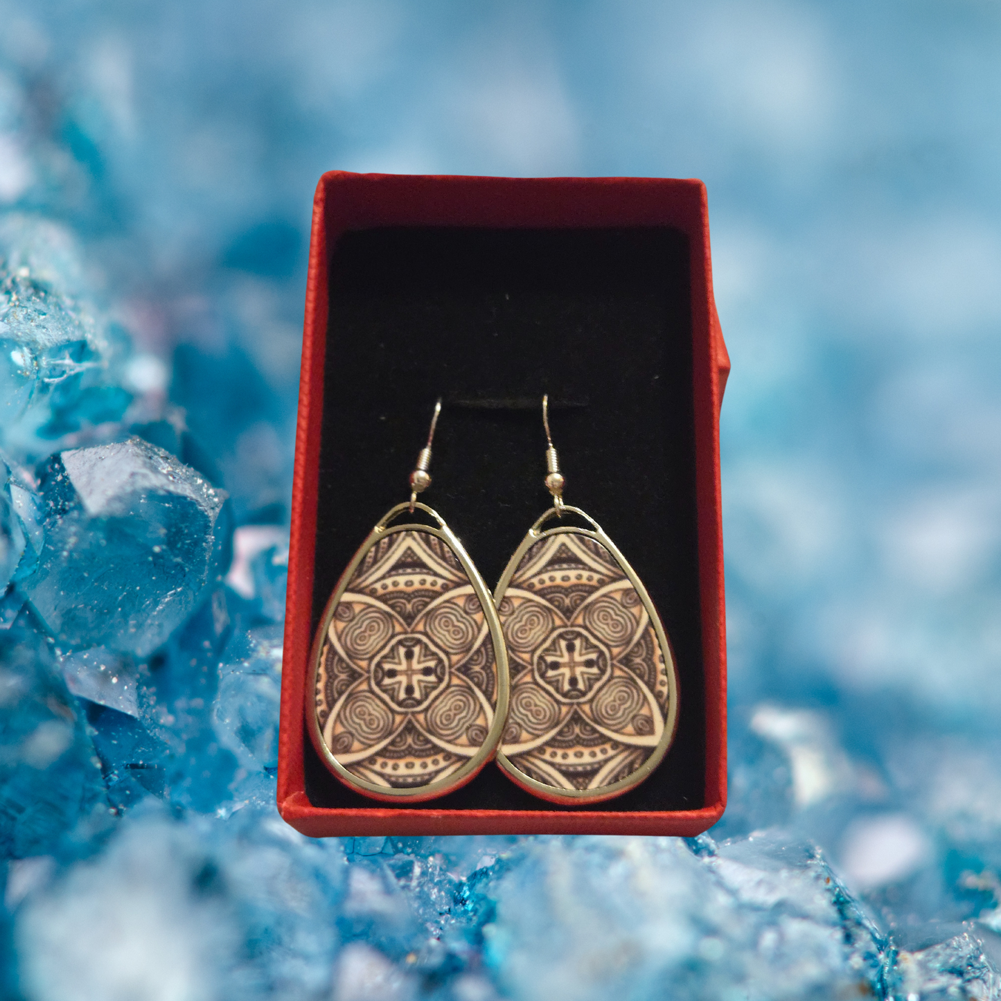 Hanging Earrings - Tear Drop