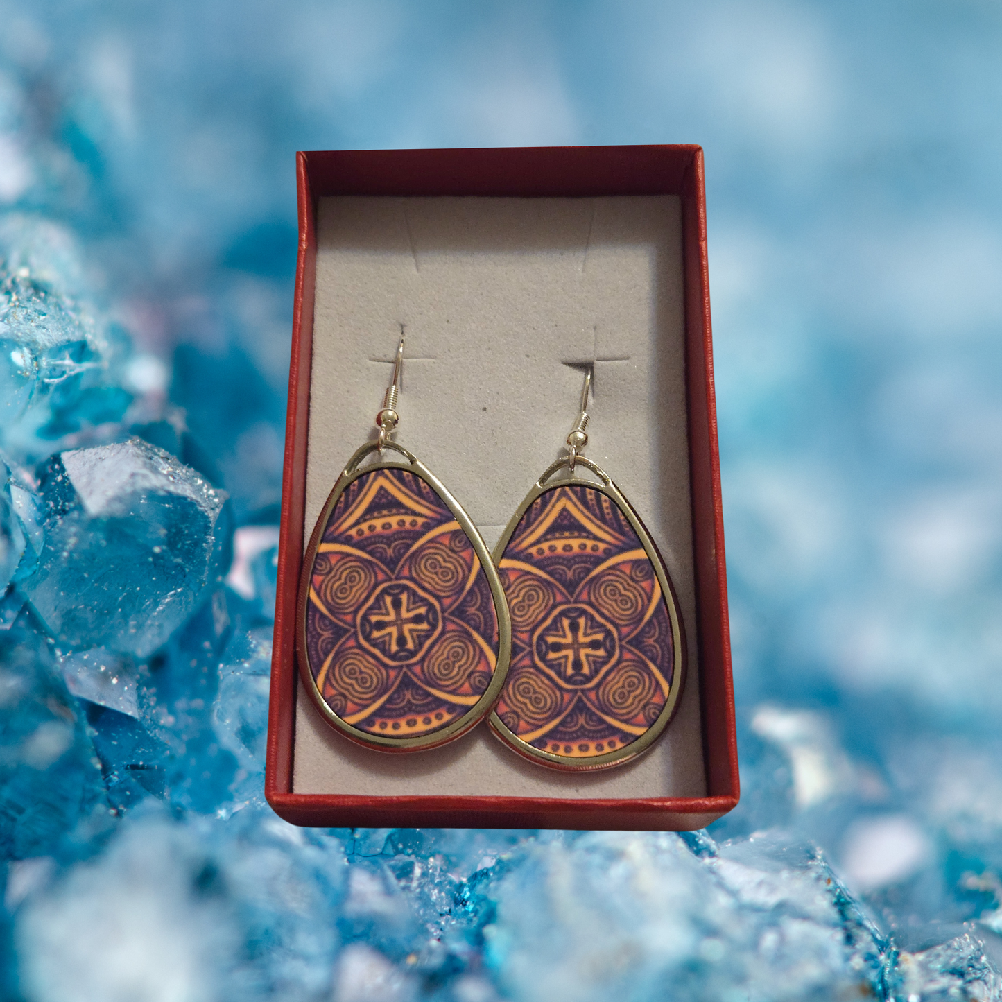 Hanging Earrings - Tear Drop