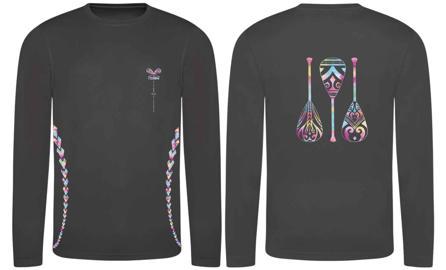 Paddles Up - Quick Dry Long Sleeve T-shirt- Unisex