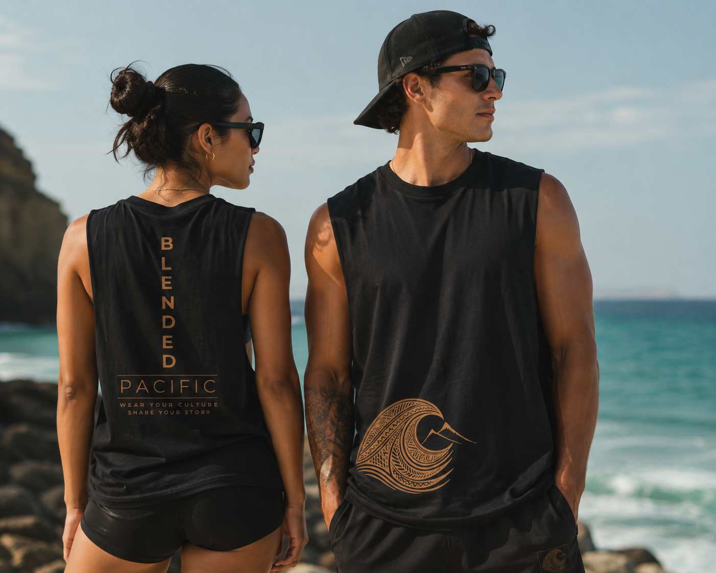 ROOTS & TIDES COTTON MUSCLE TANK
