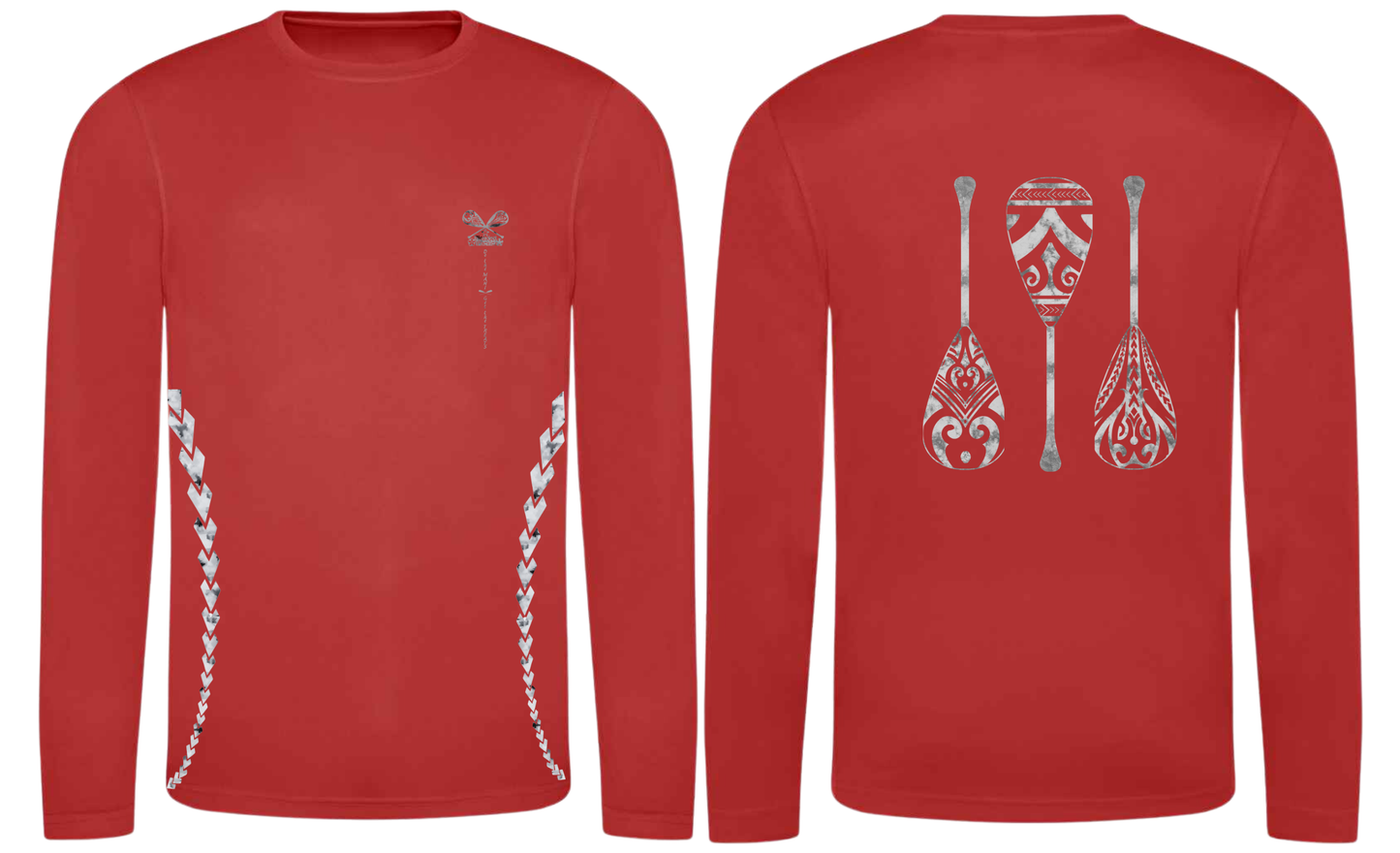 Paddles Up - Quick Dry Long Sleeve T-shirt- Unisex