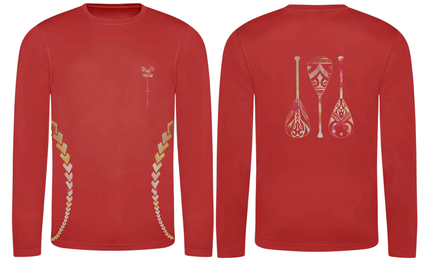 Paddles Up - Quick Dry Long Sleeve T-shirt- Unisex
