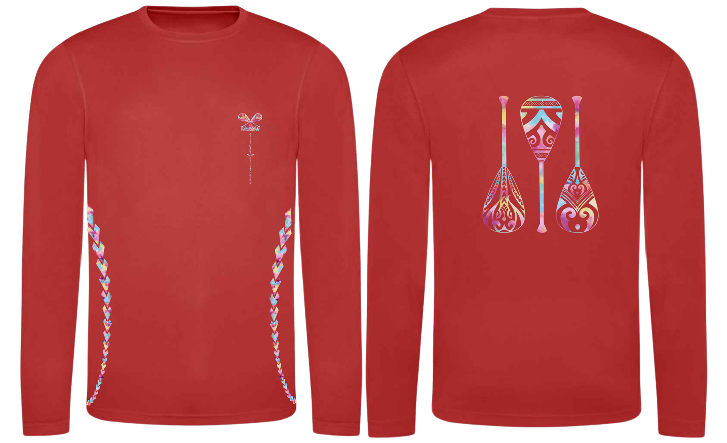 Paddles Up - Quick Dry Long Sleeve T-shirt- Unisex
