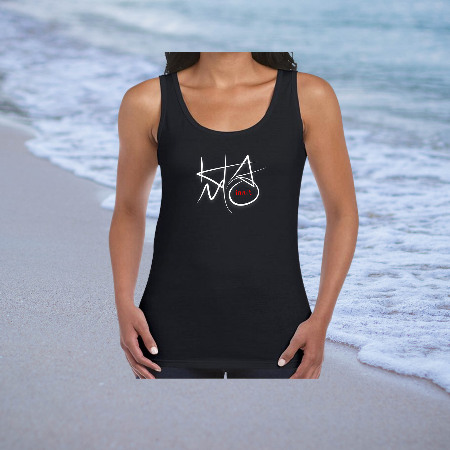 Hamo Innit Cotton Singlet - Womens fit