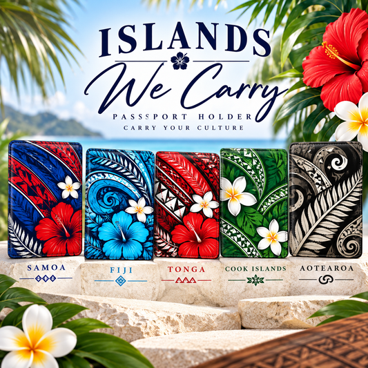 Pacific Passport Holder - Carry Your Culture