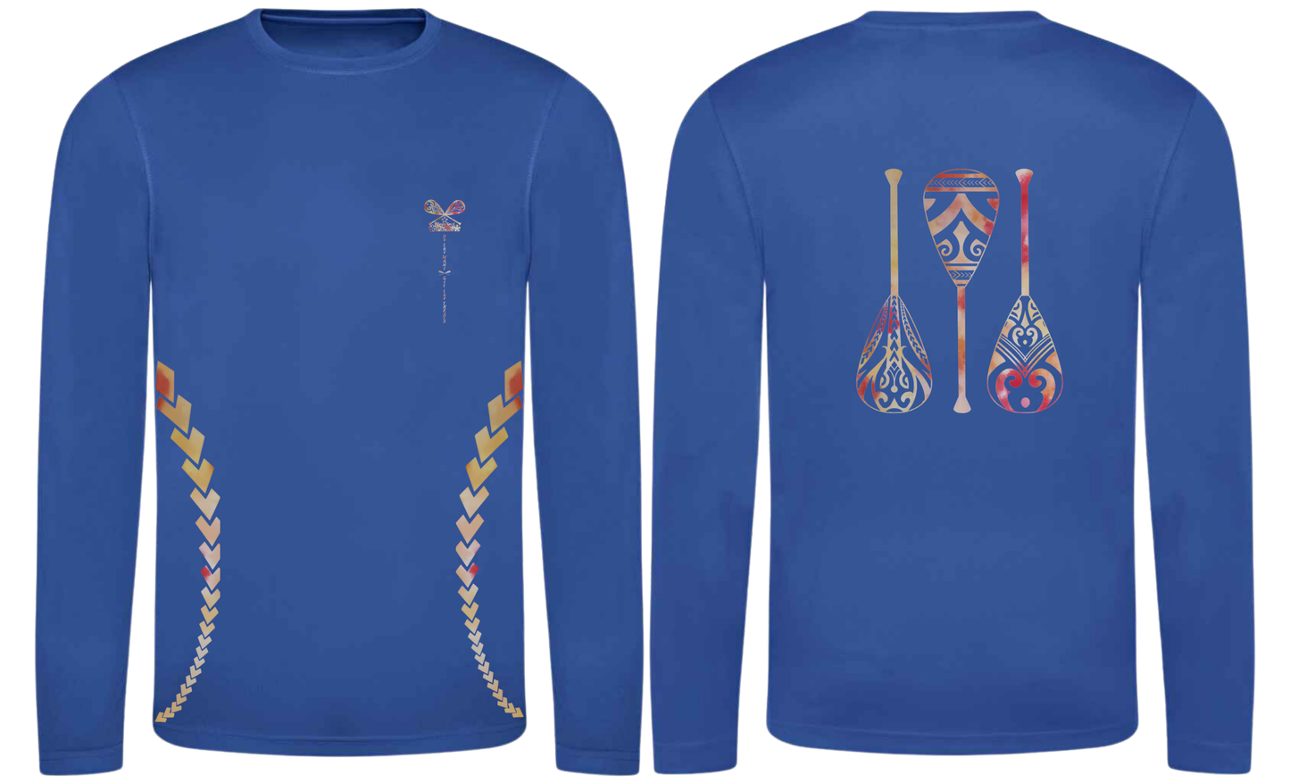 Paddles Up - Quick Dry Long Sleeve T-shirt- Unisex