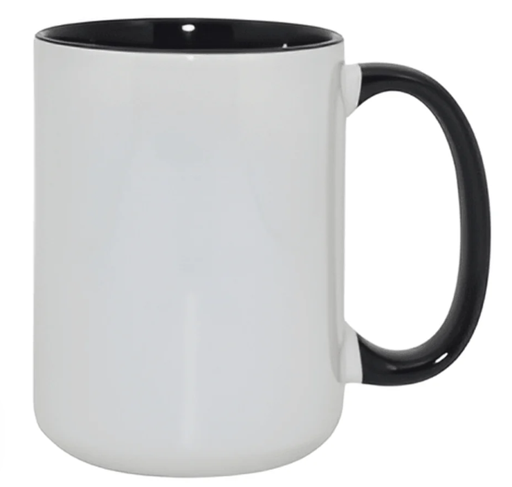 15oz printed Mug - Pacific Flowers